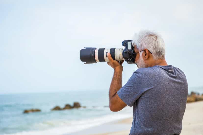 Man taking picture